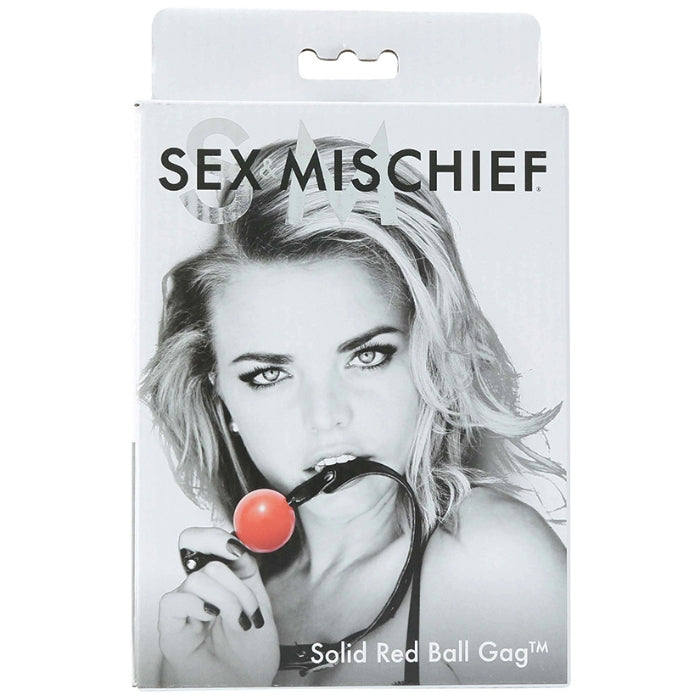 S&M Solid Red Gag Ball