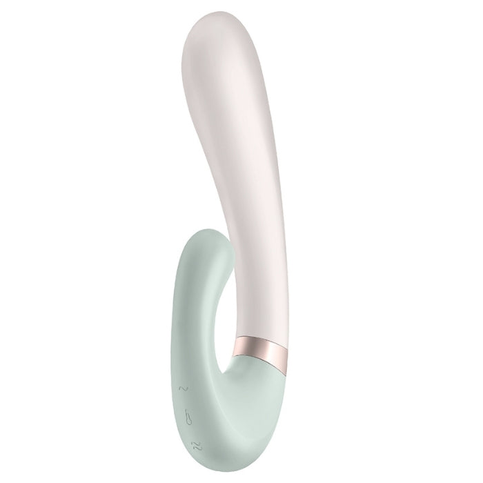  There is a powerful motor in its long, slightly voluminous shaft and a clitoral stimulator that seduces your hot spots with deep vibrations. Its curved shape not only ensures intense, deep G-spot stimulation but also generous clitoral stimulation. Its shaft can be heated up to 102.2 °F (39°C), which increases your pleasurable sensations.