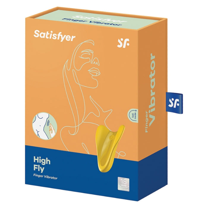 Satisfyer High Fly Finger Vibrator - Yellow