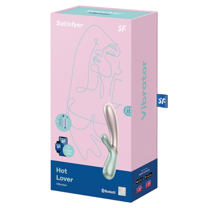 The Satisfyer Hot Lover is a rabbit vibrator with that extra certain something! While the shaft with its ergonomically curved tip seduces your G-spot, the smaller stimulator takes care of the intense clitoral stimulation. The two powerful motors can be controlled independently of each other using the control panel on the vibrator or the Satisfyer Connect app. The shaft of the Satisfyer Hot Lover can be heated up to 39 degrees C/104 degrees F