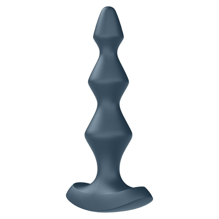 This anal vibrator has a conical structure with 2 sensual and stimulating motors. The smooth surface, made of body-friendly silicone, makes it easy to insert. Ensures you can play safely thanks to the wide, t-shaped base, which also functions as a handle. 100% waterproof.