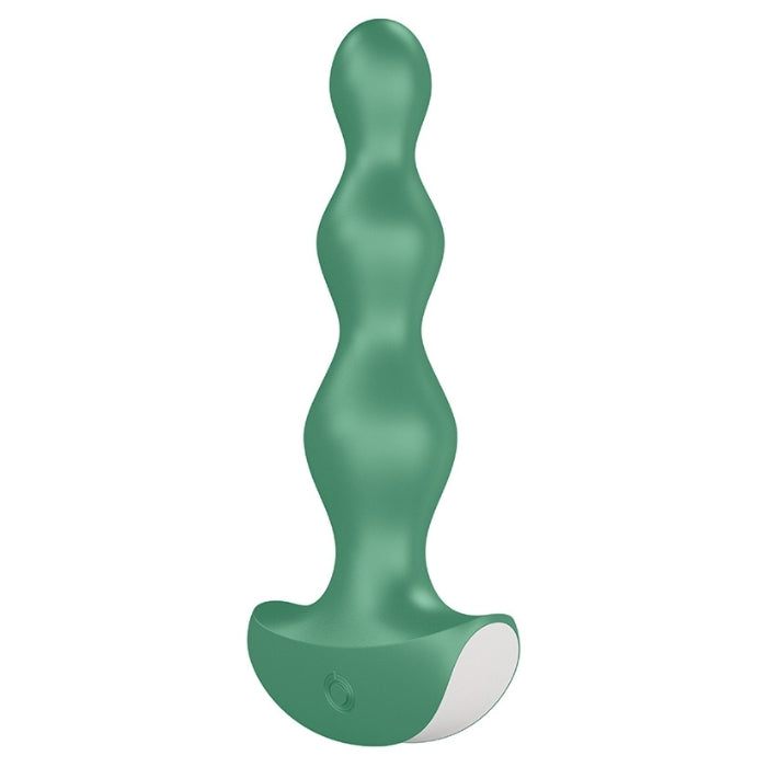 Enjoy sensual anal and prostate massages with the Satisfyer Lolli-Plug 2: This anal vibrator with ascending spherical structure has a silky, smooth surface of body-friendly silicone and is great for men and women. The 12 vibration programs and 2 motors can be selected via the intuitive controls.