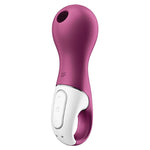 Its stable body and the head made of delicate silicone ensure targeted and penetrating clitoral stimulation, while the ring handle ensures you won't lose control, even in passionate moments… And there will be a lot of those moments. With 11 intensities and 10 varied vibration programs, this air-pulse vibrator offers you countless, pleasurable combination options. They can be controlled independently and intuitively via the control panel on the handle.