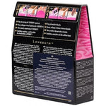 Shunga Lovebath jelly bath indulgence. This is a must for the perfect spoil with strongly scented bath beads that turn your bath water into silky thick pearls. The ultimate in relaxation. Dragon Fruit. Back of box has instructions.