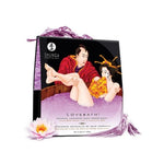 Shunga sensual lotus jelly Lovebath indulgence. This is a must for the perfect spoil with strongly scented bath beads that turn your bath water into silky thick pearls. The ultimate in relaxation.
