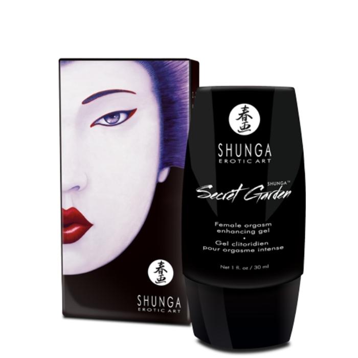 Discover new sensations that may take you to the limits! Excite your Secret Garden with this female orgasm enhancing cream by Shunga. The unique formula increases sensation, resulting in more stimulation and pleasure when touched. Since every woman is different, you may want to experiment with different amounts depending on your sensitivity level. Use it for your own pleasure or to reach new heights with your partner.