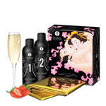 Shunga Secret Collection Strawberry Wine Massage Gel (2x250 ml)
