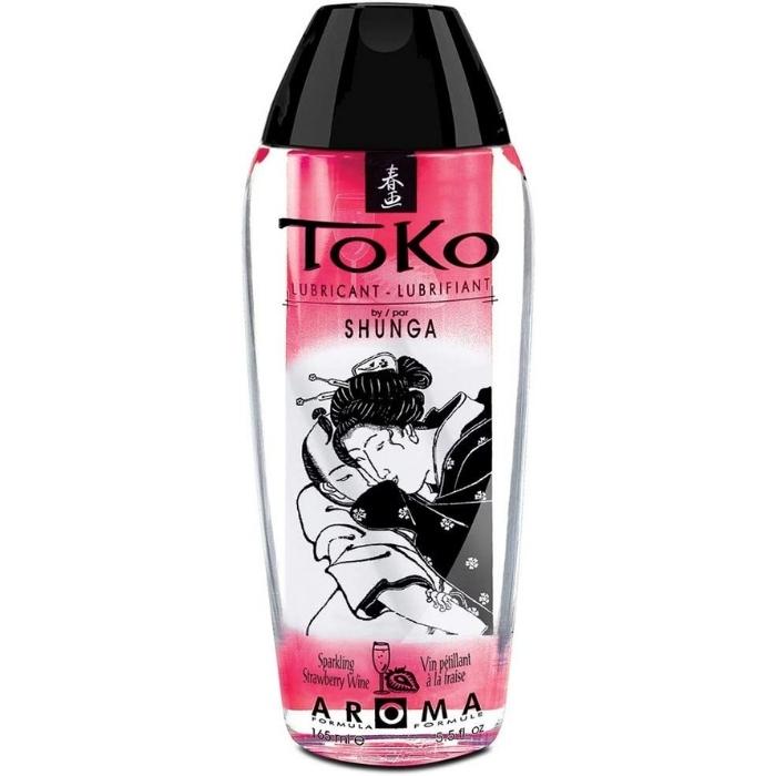 Shunga Toko Aroma Water Based Lubricant - Strawberry (165ml)