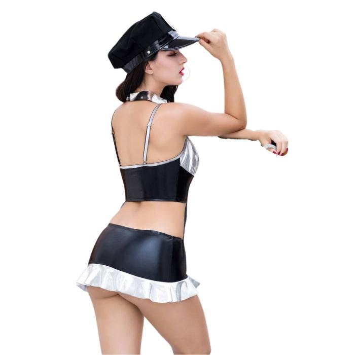 Police Woman Fantasy Outfit (5 Piece)