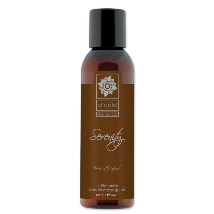 Sliquid Serenity Massage Oil - Vanilla (125ml)