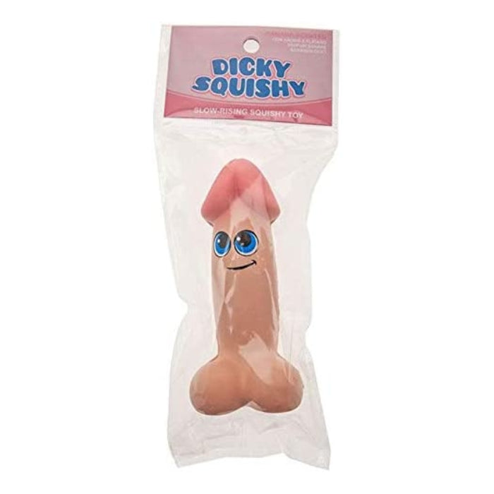 The Squishy Dick Toy is a little penis shaped toy that's a ton of fun to squeeze. It also makes an excellent gag gift for the bride or party favor!