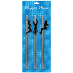 Each package contains 3 silver-colored straws with plastic figurines of sexy strippers attached to each one! Strippers can be moved up and down their poles to accommodate various cup sizes. Straws are 22cm tall.