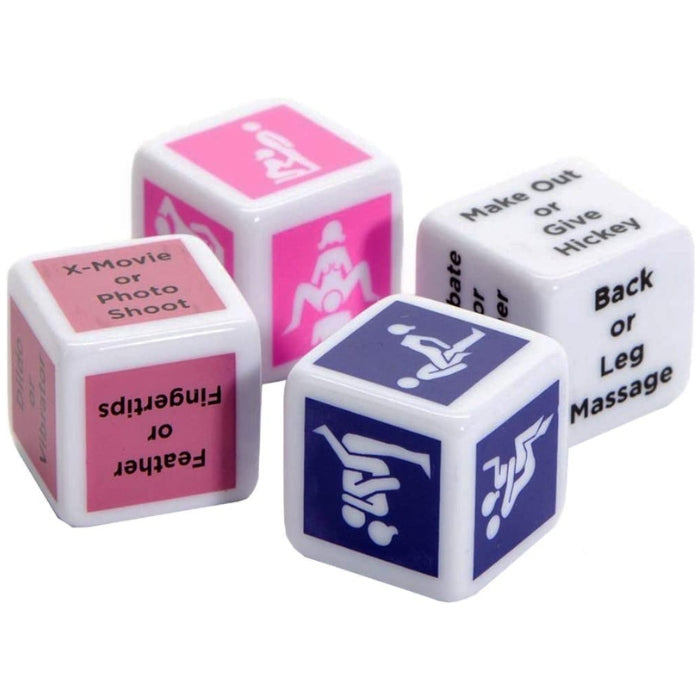 Leave your sex-play up to fate with one roll of the dice! With Ultimate Roll Bedroom Dice, you'll discover new and exciting ways to turn your bedroom into the ultimate sexual playground..