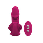 This anal plug is designed to sit comfortably close against your body for a better wearing experience. The plug is made so that the insertable tip moves up & down to provide you with the most sensual prostate massage. In addition to the up & down movement this toy has 7 different vibrations to choose from. The plug comes with an easy to use remote control for hands free play. USB rechargeable, waterproof and made from a body safe silicone.