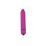 Looking for a first time toy. This entry level mini vibrator, has 7 speeds, and battery operated. Discreet and small, perfect for males and females - provide stimulation for females or roll over the penis for fun and extra stimulation for him. Purple