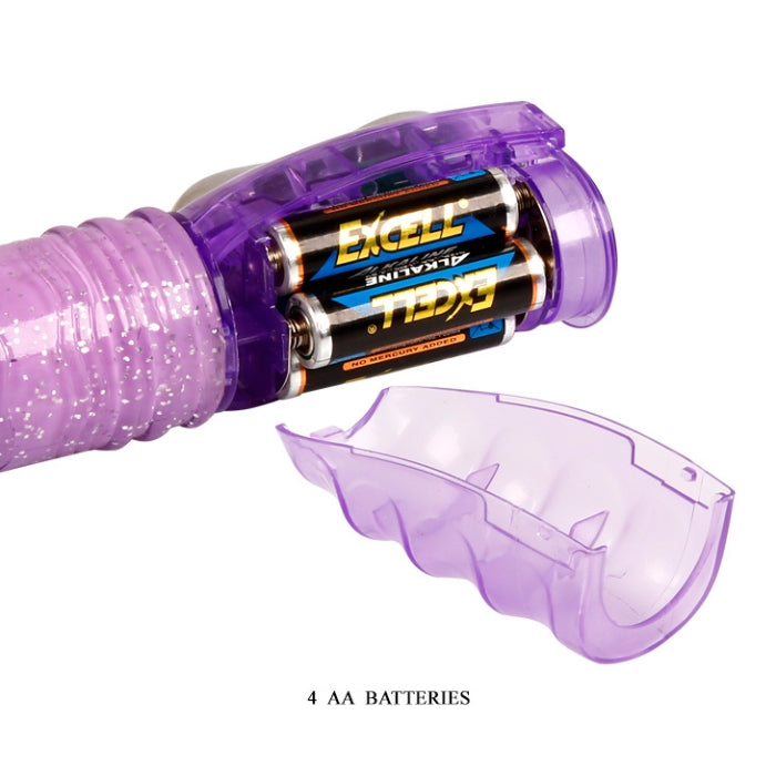 You get all the regular rabbit vibrator features including a powerful clitoral stimulator, delightful rotating beads, a real feel shaft and easy to use multi-speed controls. But the bonus with this fantastic rabbit vibrator is the amazing shaft, which powerfully thrusts up and down providing second to none penetration. Includes multi-speed thrills and a free set of batteries.